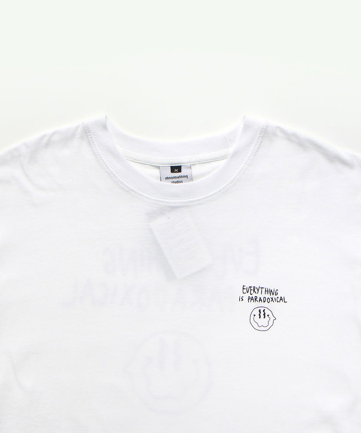 앱놀머씽(ABNORMALTHING) SMILE23 T-SHIRT (WHITE)