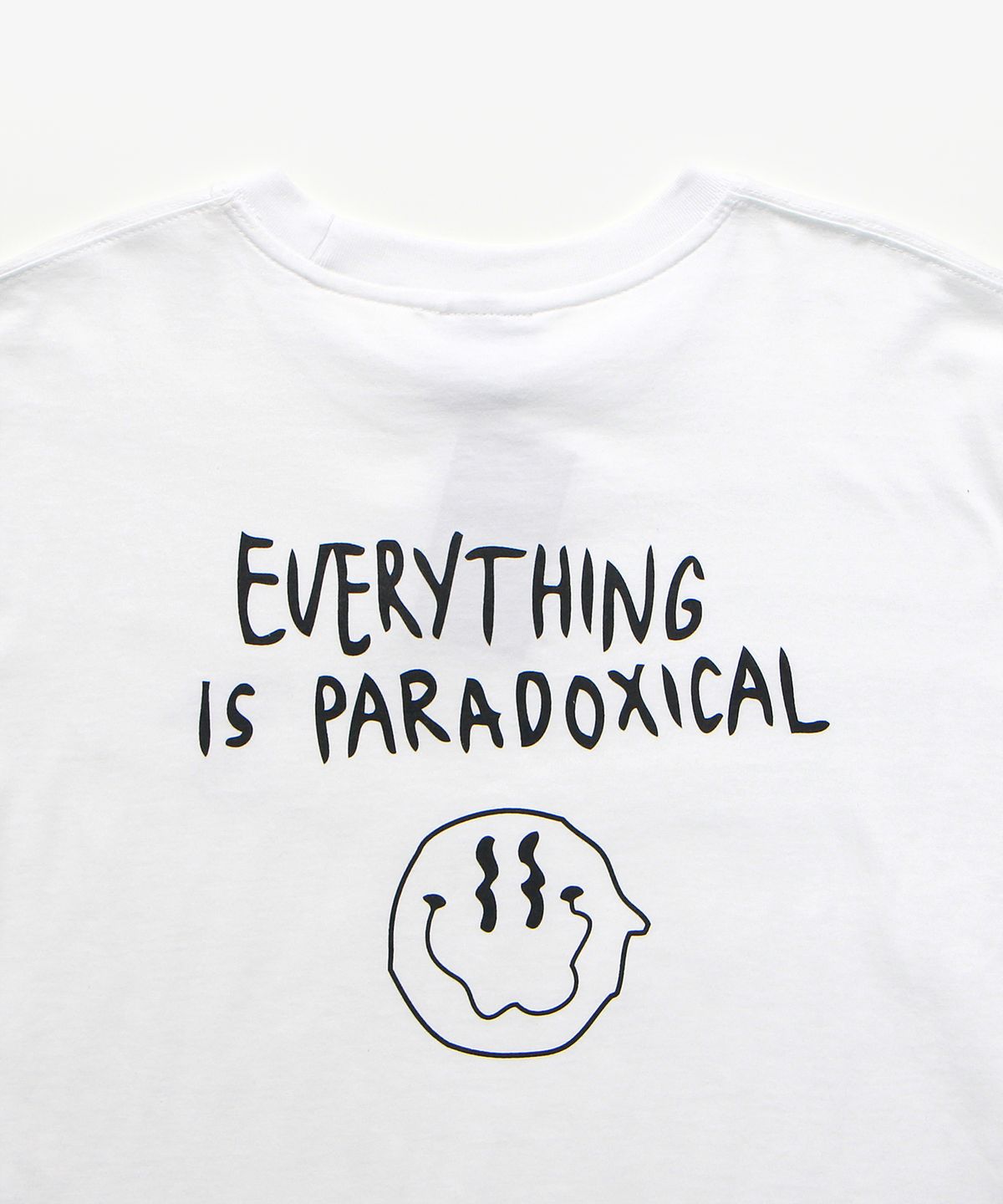 앱놀머씽(ABNORMALTHING) SMILE23 T-SHIRT (WHITE)