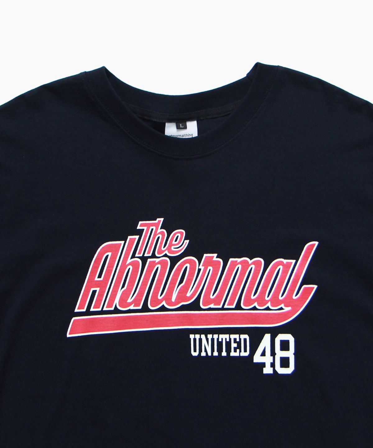 앱놀머씽(ABNORMALTHING) TAU23 T-SHIRT (NAVY)