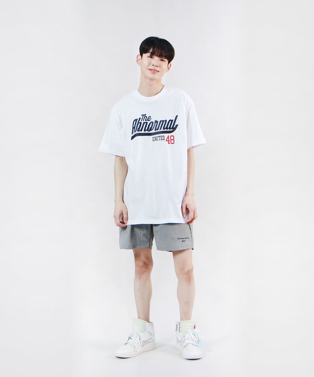 앱놀머씽(ABNORMALTHING) TAU23 T-SHIRT (WHITE)
