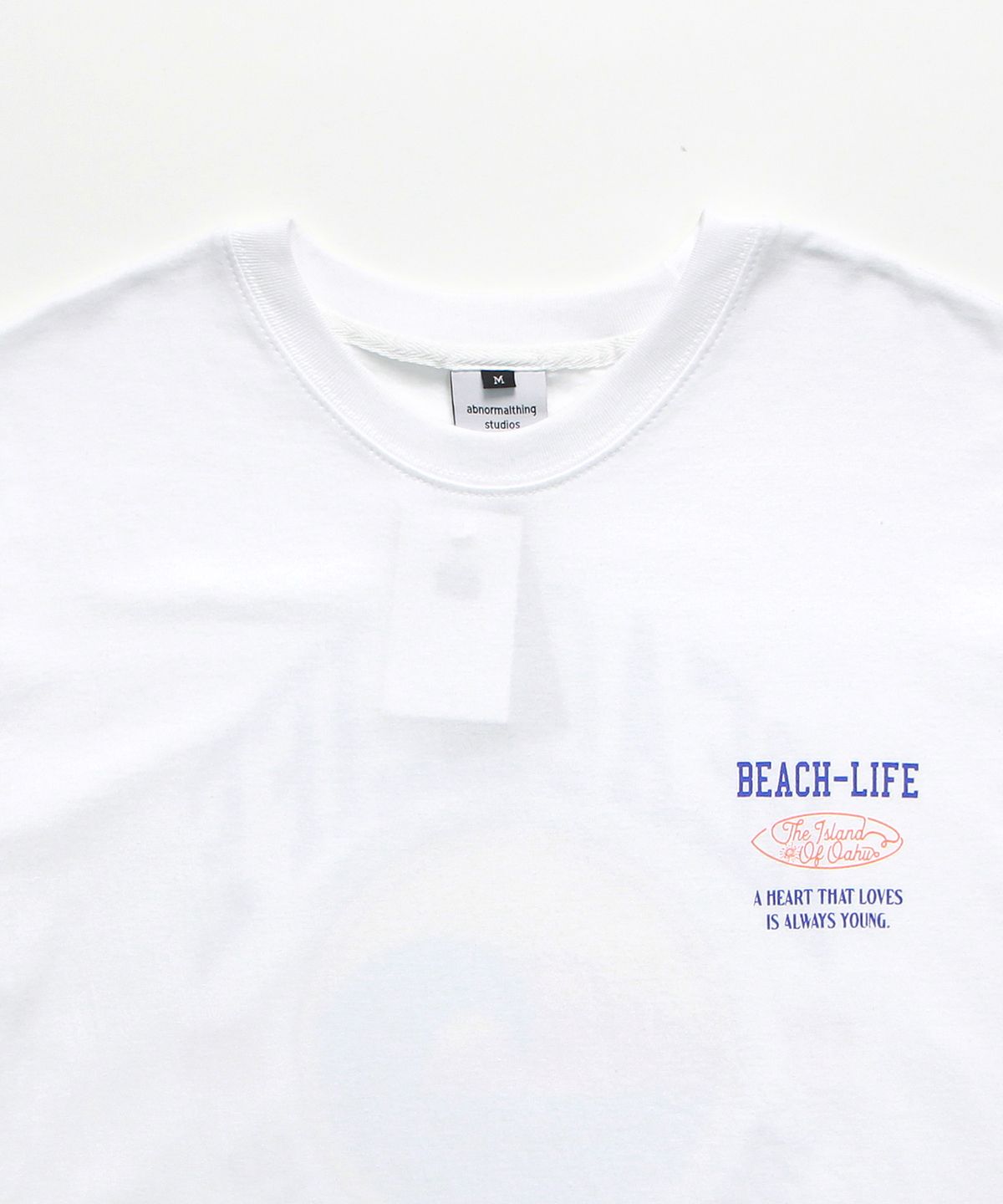 앱놀머씽(ABNORMALTHING) BL23 T-SHIRT (WHITE)
