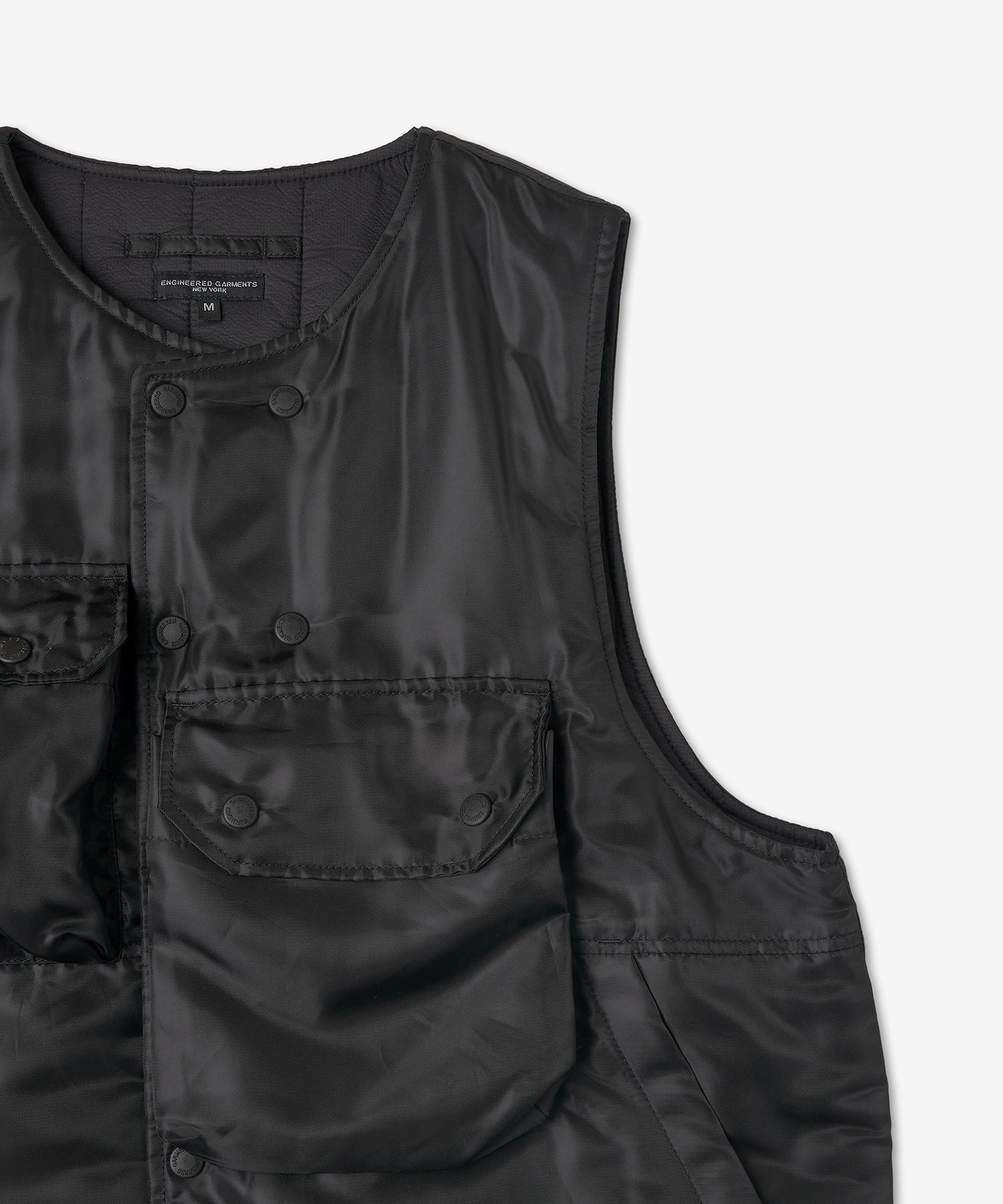 MUSINSA | ENGINEERED GARMENTS Cover Vest - Black / LN111CT133