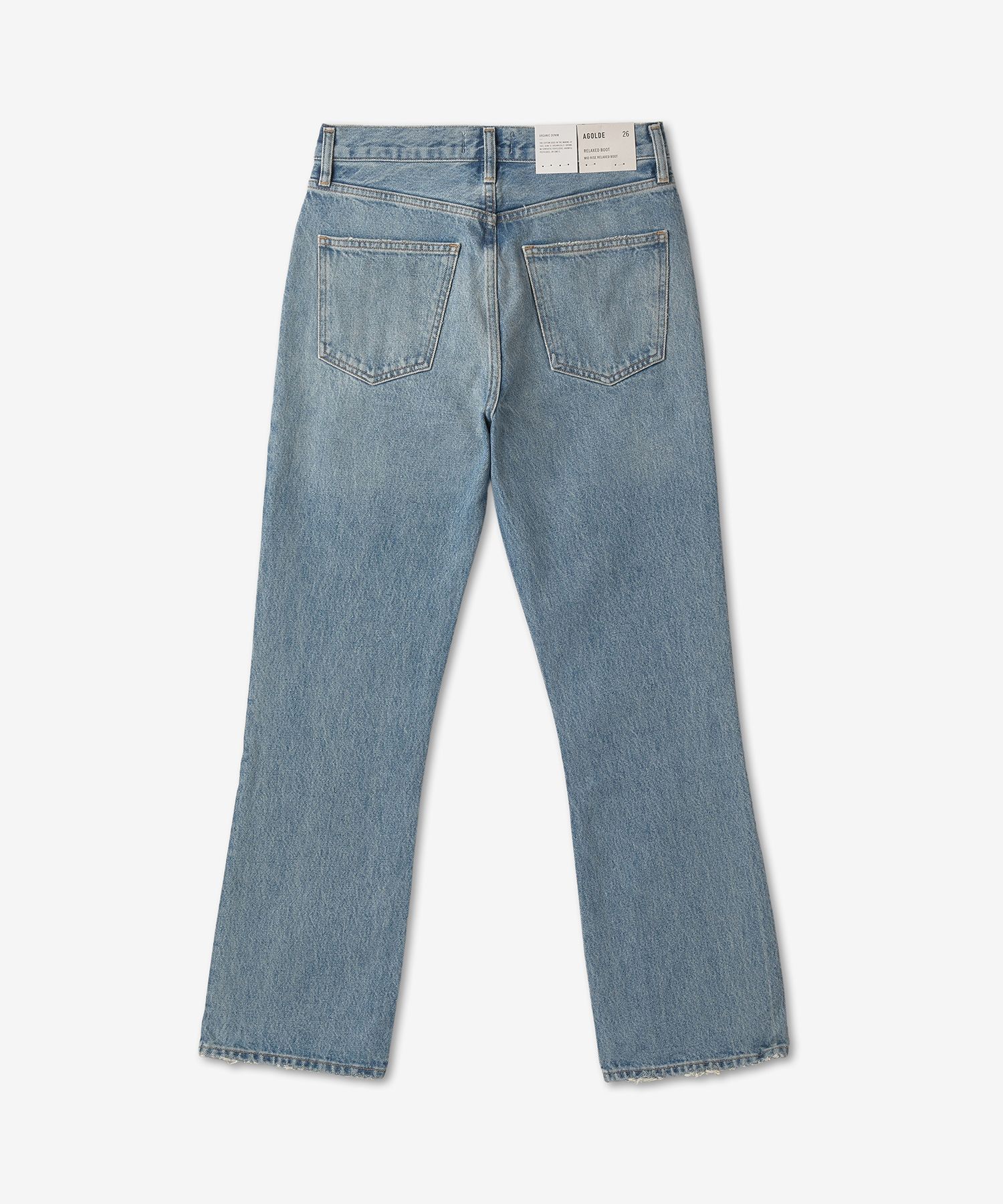 MUSINSA | AGOLDE Mid-rise Relaxed Boots Denim Pants - Blue
