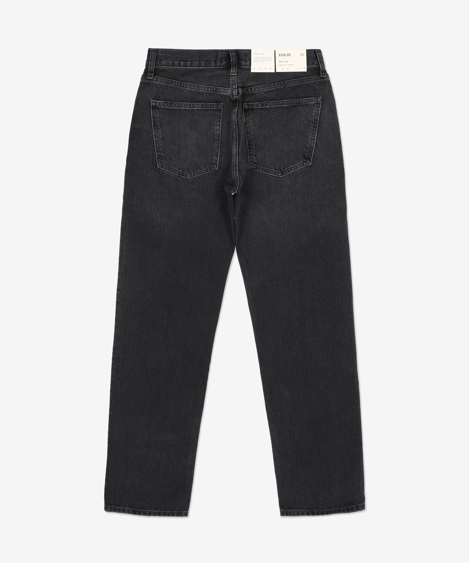 パンツ AGOLDE MIA STRAIGHT DENIM PANTS BLACK A90221157FORM A9022115 Mia mid-rise straight jeans in blue - Agolde | Mytheresa