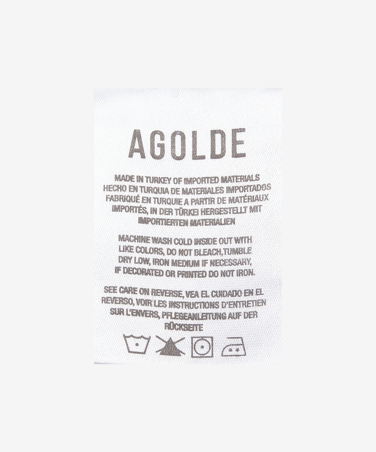 에이골디(AGOLDE) 미아 미드라이즈 스트레이트 데님 팬츠 - 화이트 / A90221183ELMNT