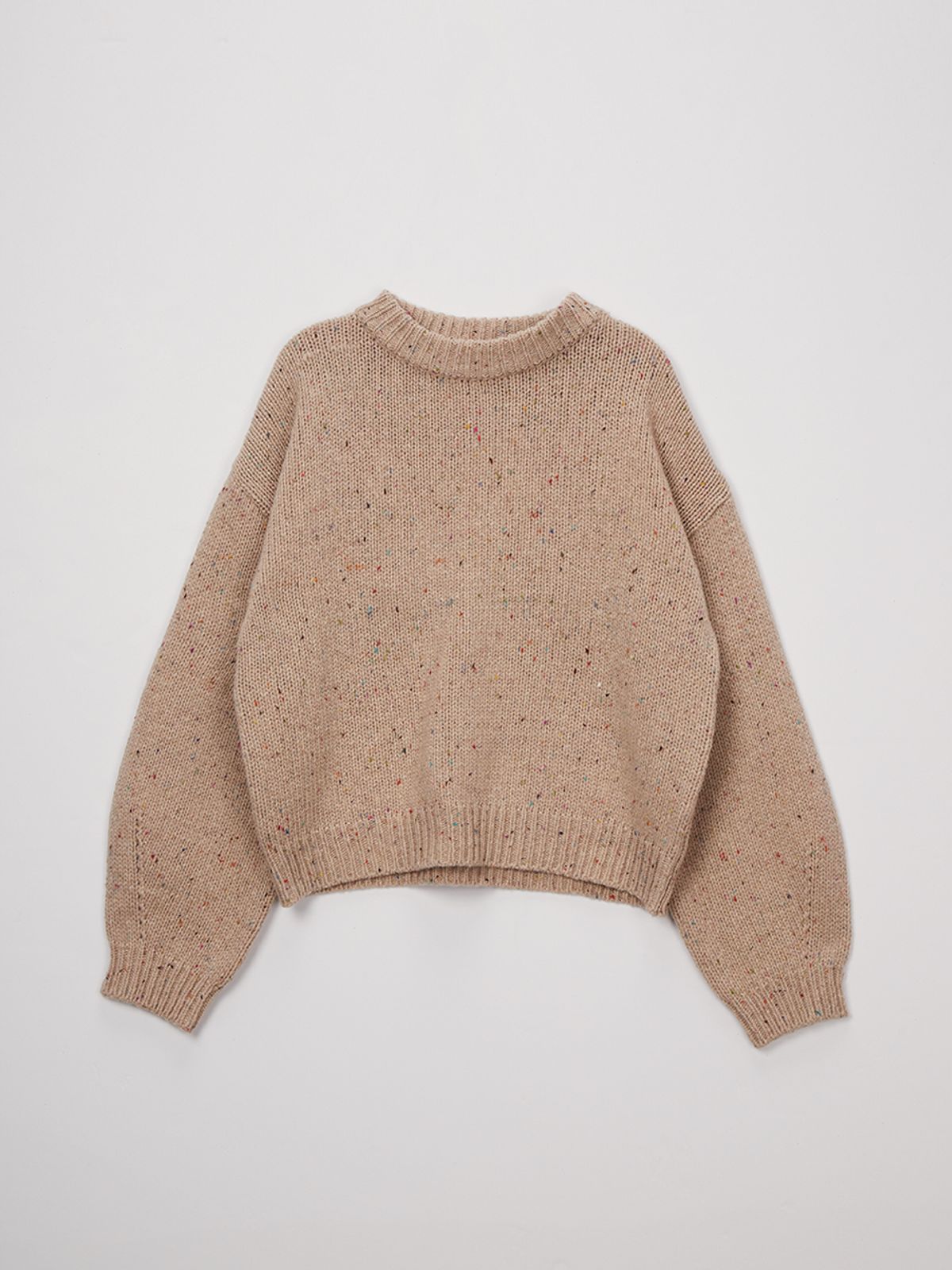 셀리테일즈(CELITAILS) NEP WOOL PULLOVER_LIGHT BEIGE