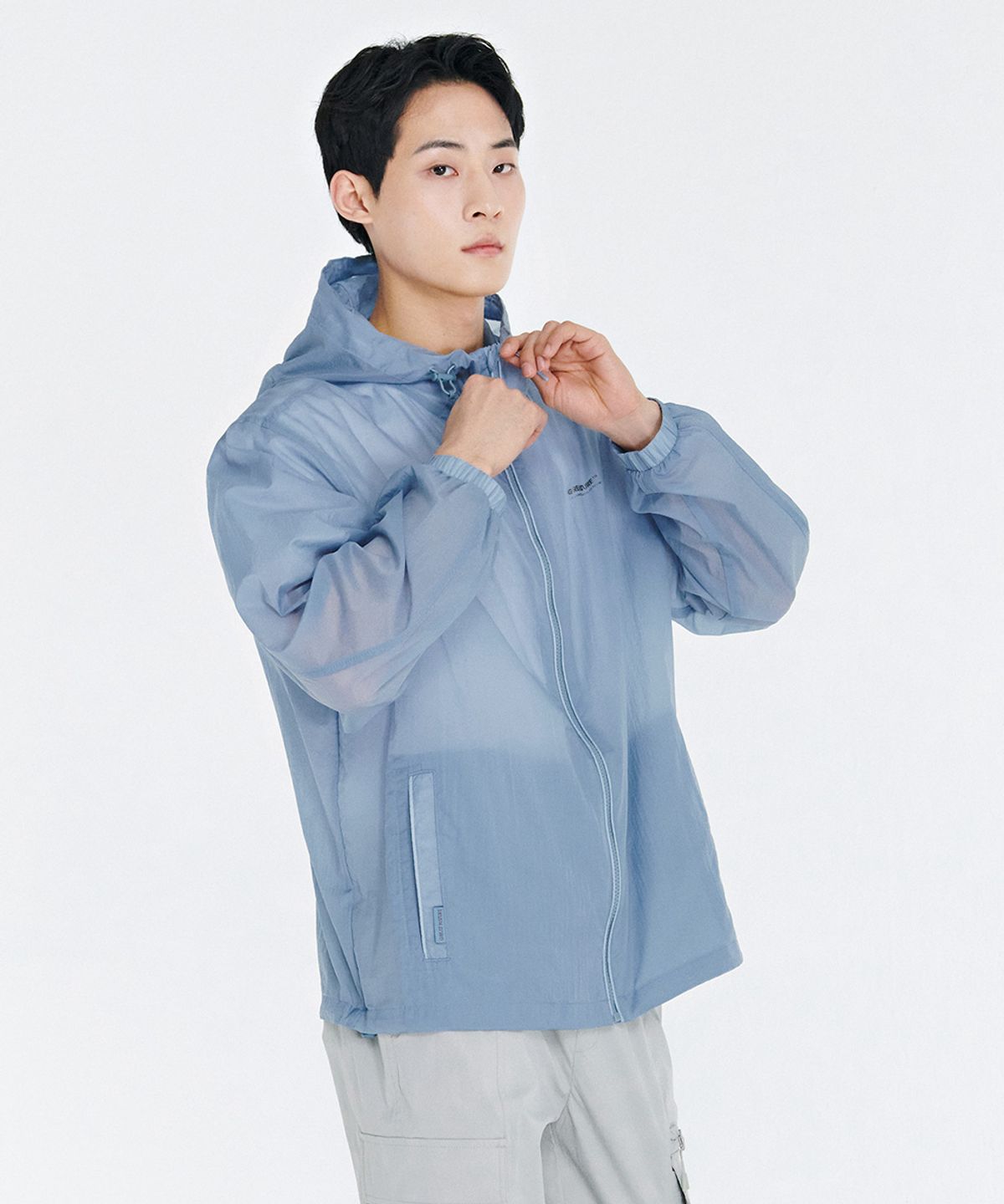 체이스컬트(CHASECULT) 공용 후드 초경량 바람막이 점퍼-CBZU4101C0D