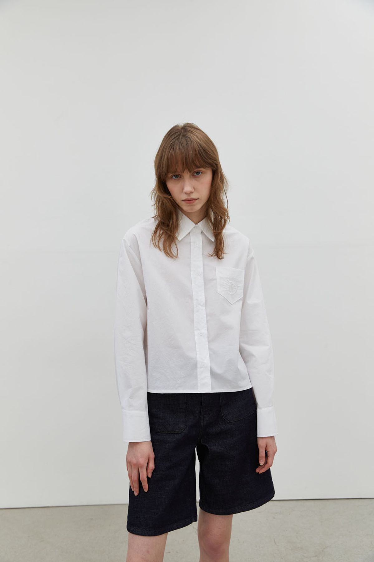 더페니(THE PENNY) STICHWORK POKET SHIRTS