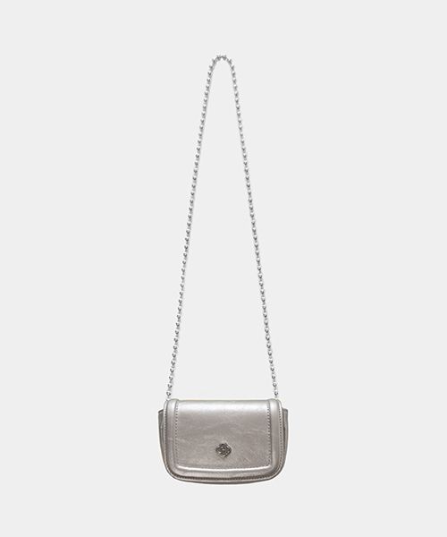 選ぶなら MUSINSA | HEEARI Poppy Chain Mini Bag_Silver バッグ