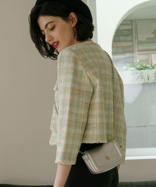 MUSINSA | HEEARI Poppy Chain Mini Bag_Black