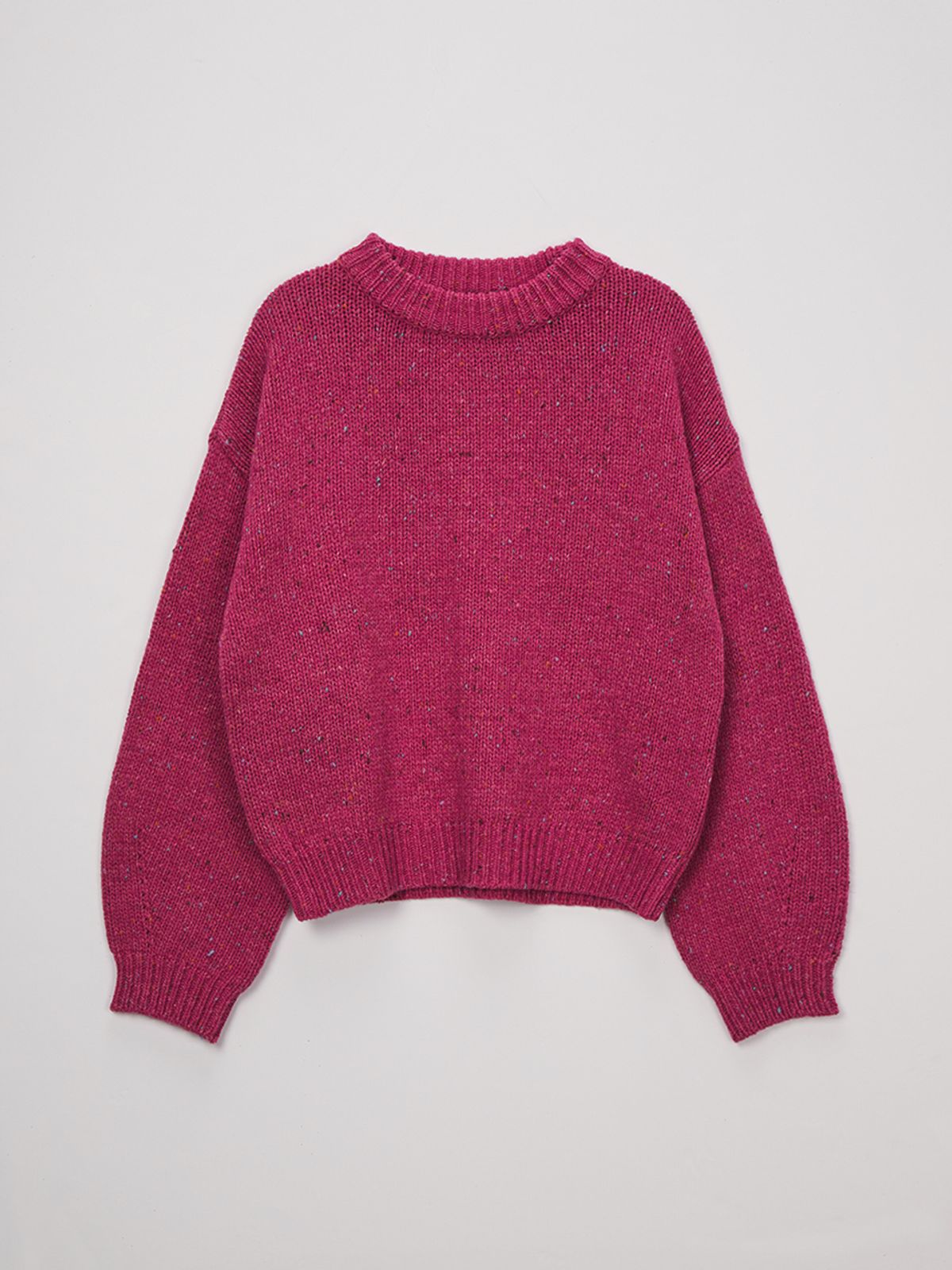 셀리테일즈(CELITAILS) NEP WOOL PULLOVER_PINK