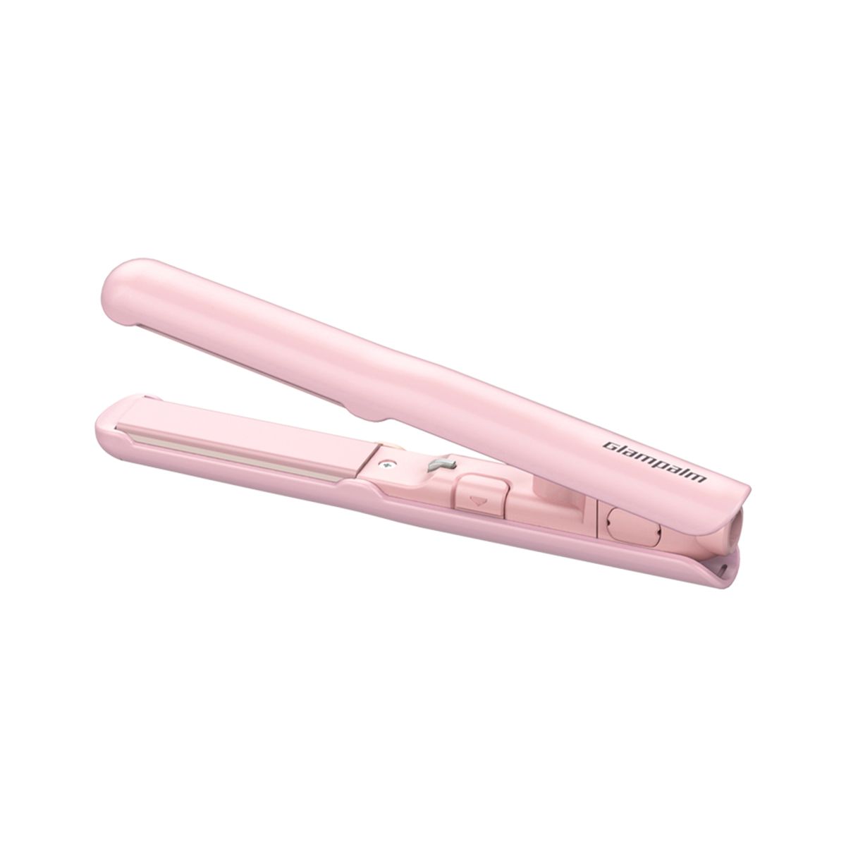 글램팜(GLAMPALM) [GP103BP] 글램시크 미니 플랫 고데기 (베이비핑크) 휴대용 여행용 프리볼트