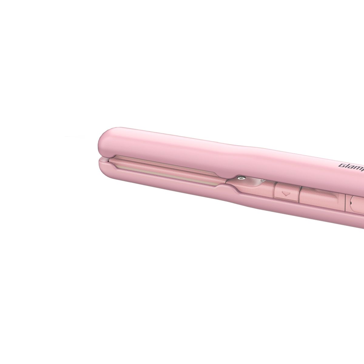 글램팜(GLAMPALM) [GP103BP] 글램시크 미니 플랫 고데기 (베이비핑크) 휴대용 여행용 프리볼트