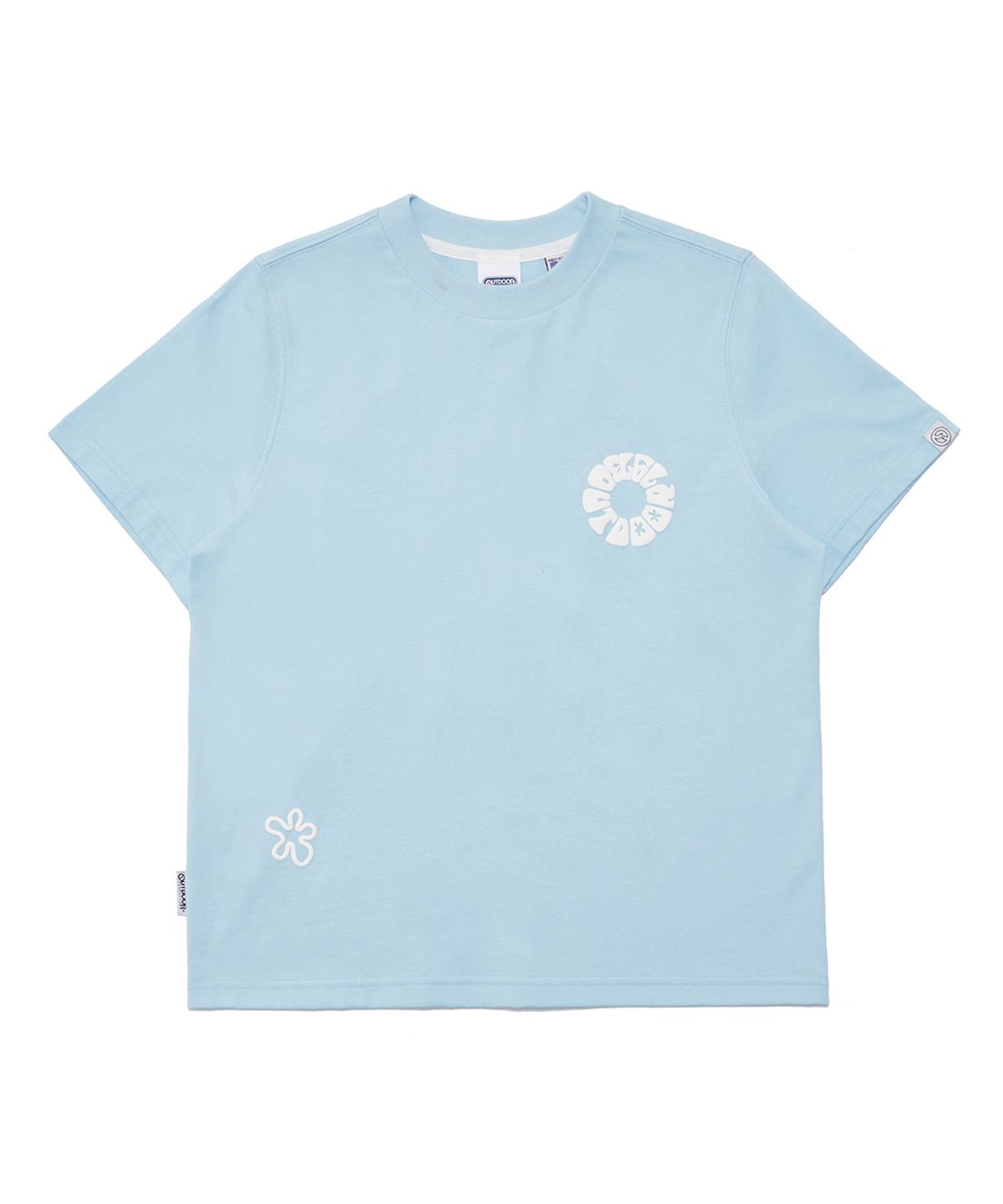 아웃도어 프로덕츠(OUTDOOR PRODUCTS) 여성 히피 플라워 티셔츠 WOMENS HIPPIE FLOWER T-SHIRT