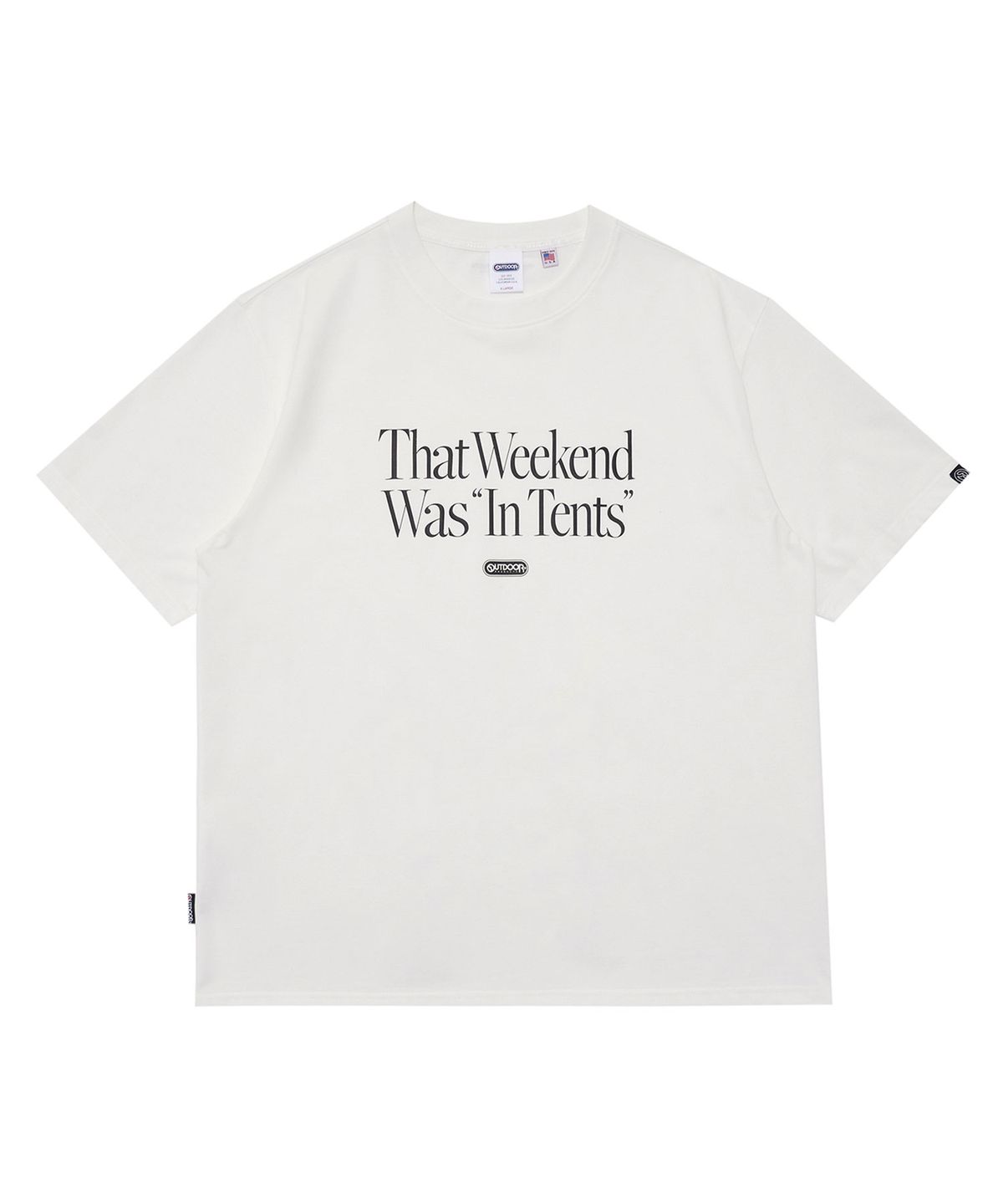 아웃도어 프로덕츠(OUTDOOR PRODUCTS) 캠핑 문구 티셔츠 CAMPING QUOTE T-SHIRT