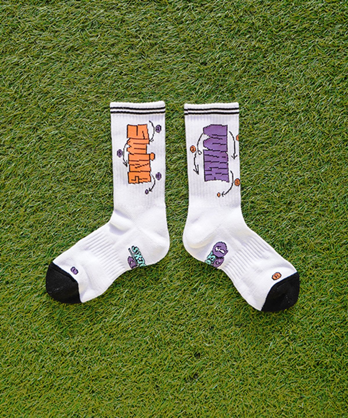 오드삭스(ODDSOCKS) 쿨맥스 골프 크루 삭스 -워크 스윙