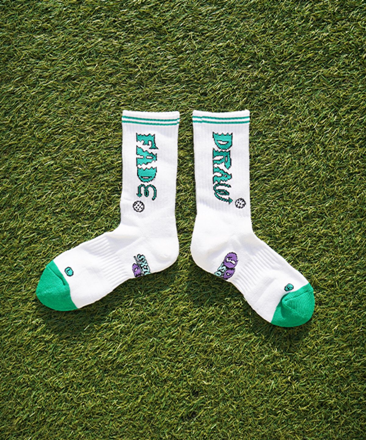 오드삭스(ODDSOCKS) 쿨맥스 골프 크루 삭스 -드로우 페이드