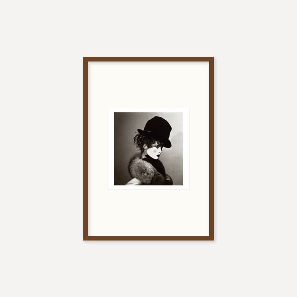 그릿시즌(GREET SEASON) 어빙 펜 Black Hat and White Face (Carolyn Murphy), 1997 (액자 포함)