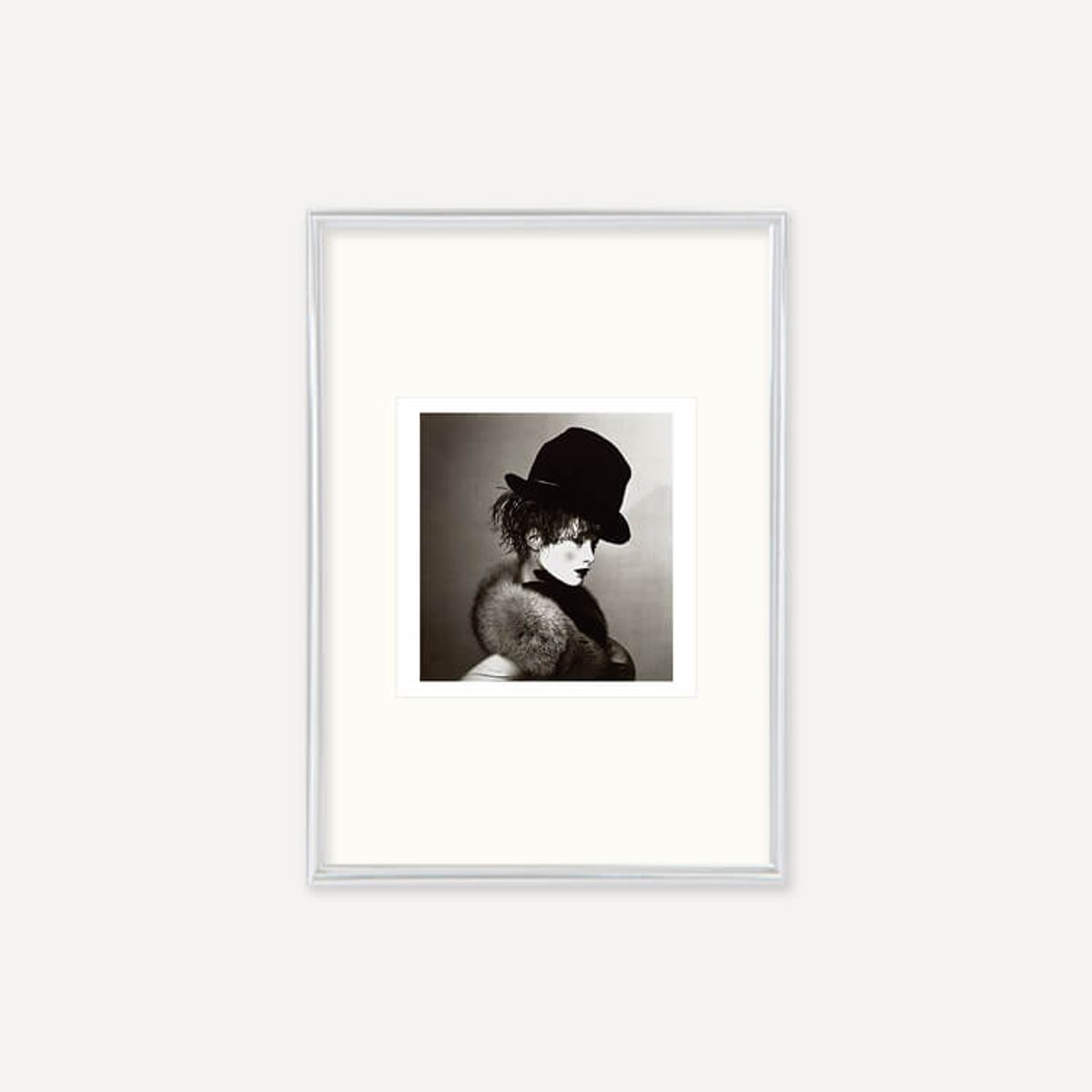 그릿시즌(GREET SEASON) 어빙 펜 Black Hat and White Face (Carolyn Murphy), 1997 (액자 포함)