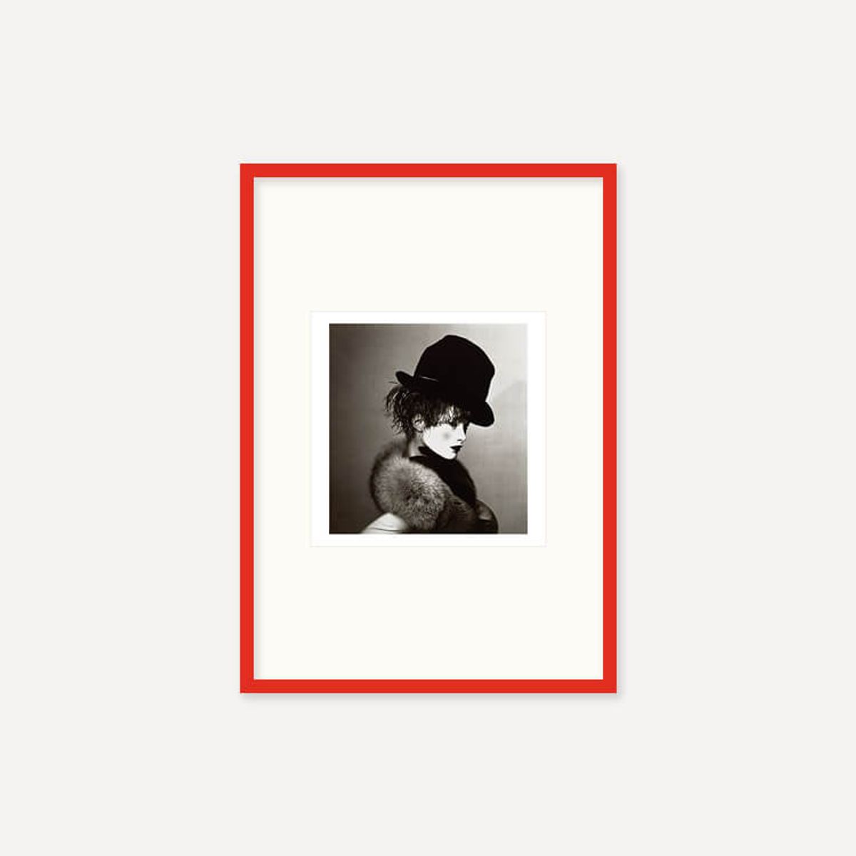 그릿시즌(GREET SEASON) 어빙 펜 Black Hat and White Face (Carolyn Murphy), 1997 (액자 포함)