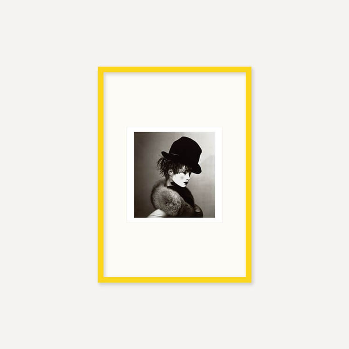 그릿시즌(GREET SEASON) 어빙 펜 Black Hat and White Face (Carolyn Murphy), 1997 (액자 포함)
