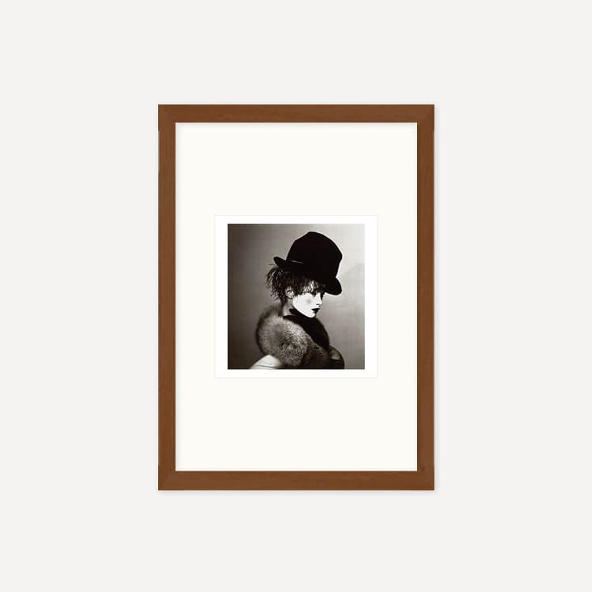 그릿시즌(GREET SEASON) 어빙 펜 Black Hat and White Face (Carolyn Murphy), 1997 (액자 포함)