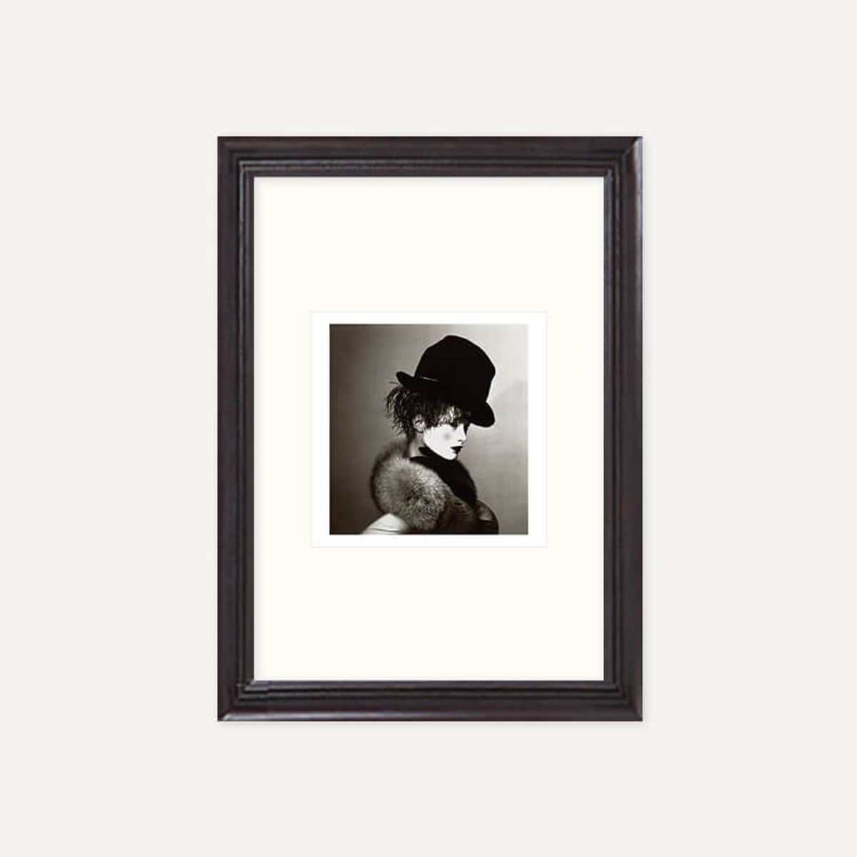그릿시즌(GREET SEASON) 어빙 펜 Black Hat and White Face (Carolyn Murphy), 1997 (액자 포함)