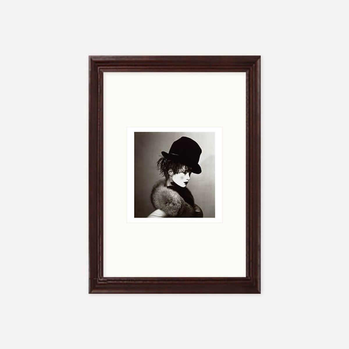 그릿시즌(GREET SEASON) 어빙 펜 Black Hat and White Face (Carolyn Murphy), 1997 (액자 포함)