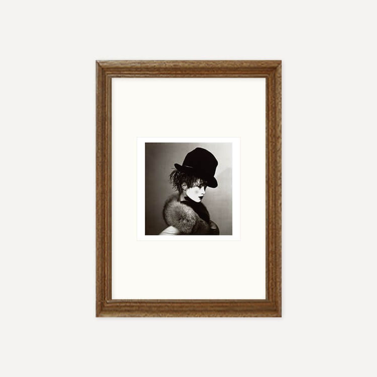 그릿시즌(GREET SEASON) 어빙 펜 Black Hat and White Face (Carolyn Murphy), 1997 (액자 포함)
