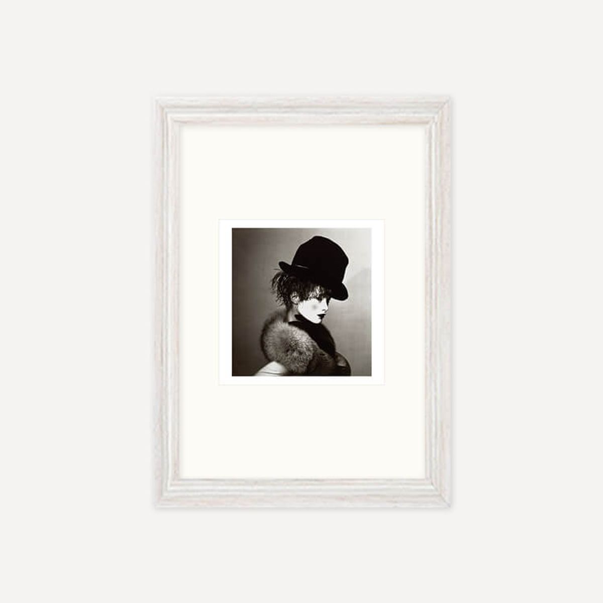 그릿시즌(GREET SEASON) 어빙 펜 Black Hat and White Face (Carolyn Murphy), 1997 (액자 포함)