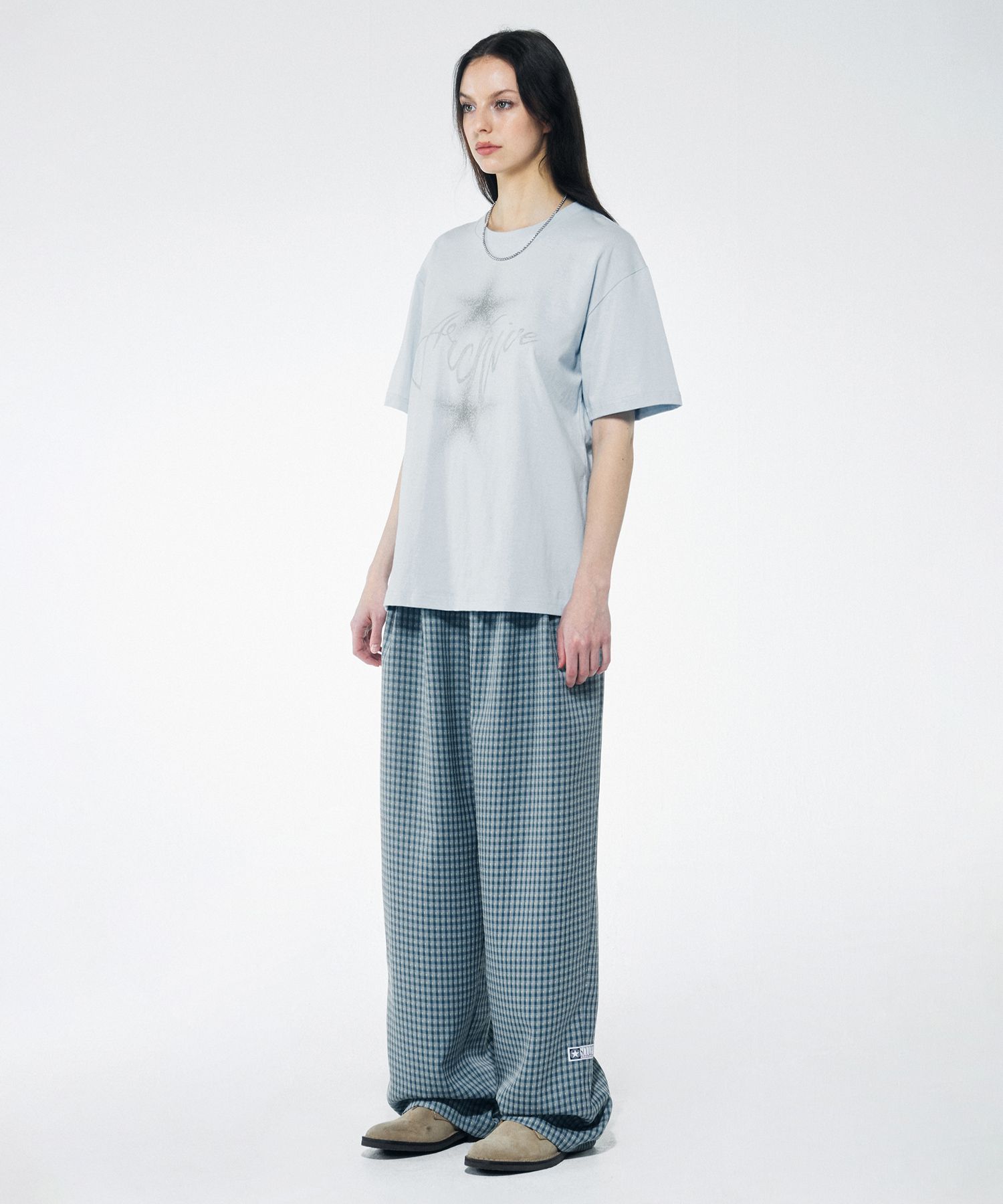 ★SCULPTOR★送料込★韓国★人気★正規品★Check Pin Tuck Pants MUSINSA | SCULPTOR Check Pin Tuck Pants Blue