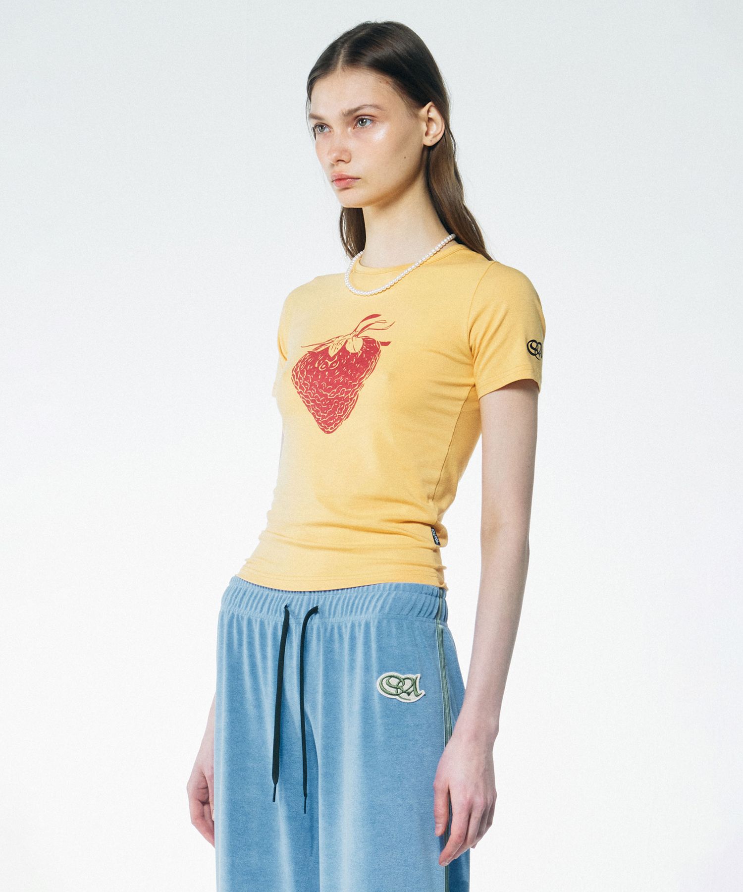 ●日本正規品● MUSINSA | SCULPTOR Strawberry Crop Top Orange トップス
