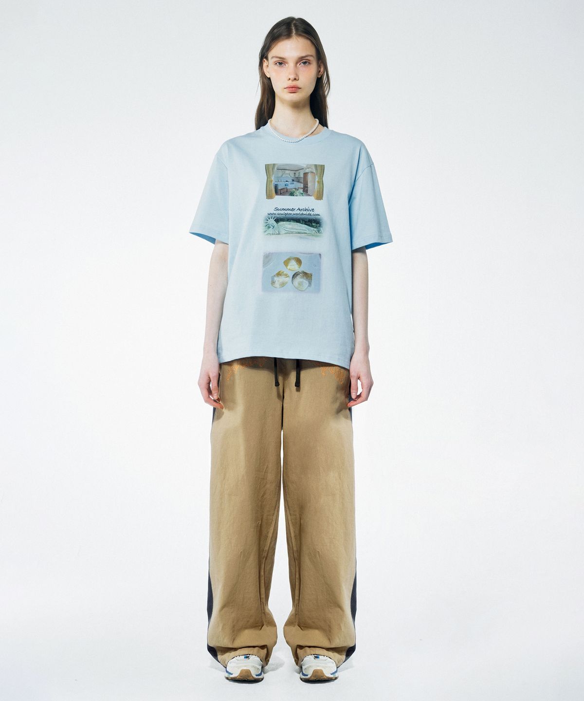 스컬프터(SCULPTOR) Summer Sensibility Tee Baby Blue