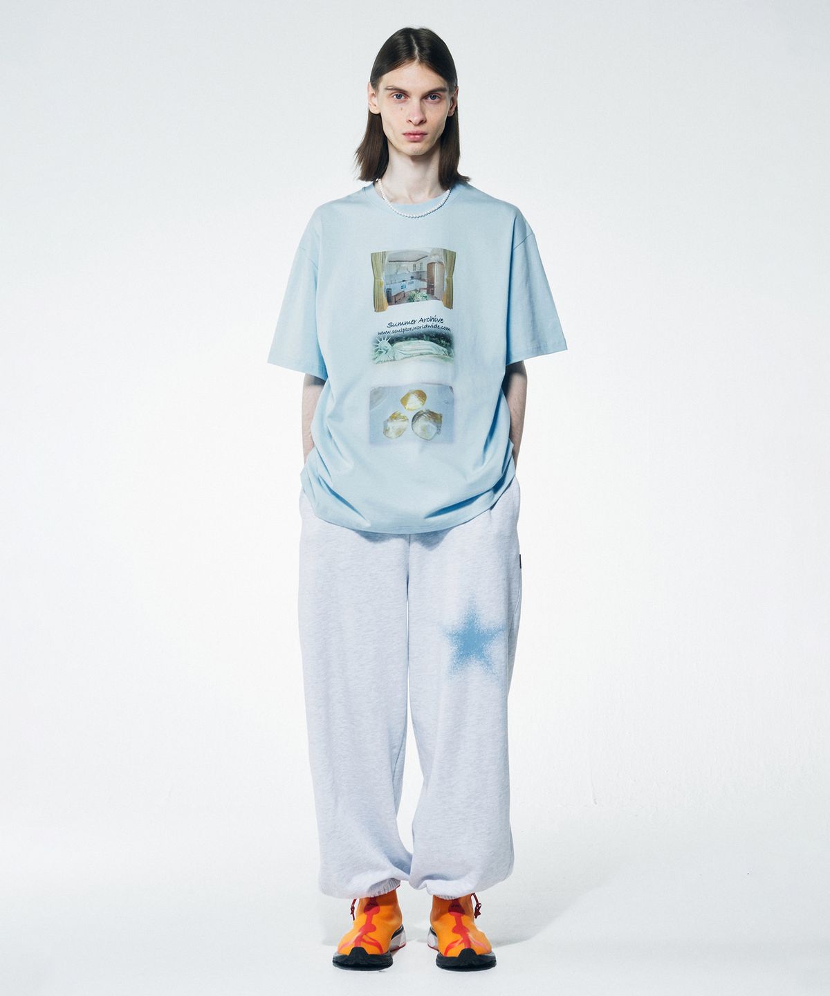 스컬프터(SCULPTOR) Summer Sensibility Tee Baby Blue