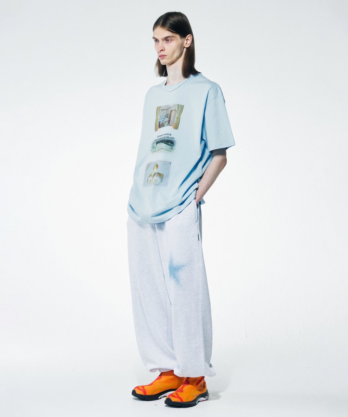 스컬프터(SCULPTOR) Summer Sensibility Tee Baby Blue
