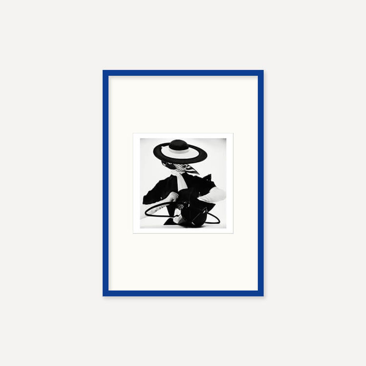 그릿시즌(GREET SEASON) 어빙 펜 Black and White Fashion with Handbag, 1950 (액자 포함)