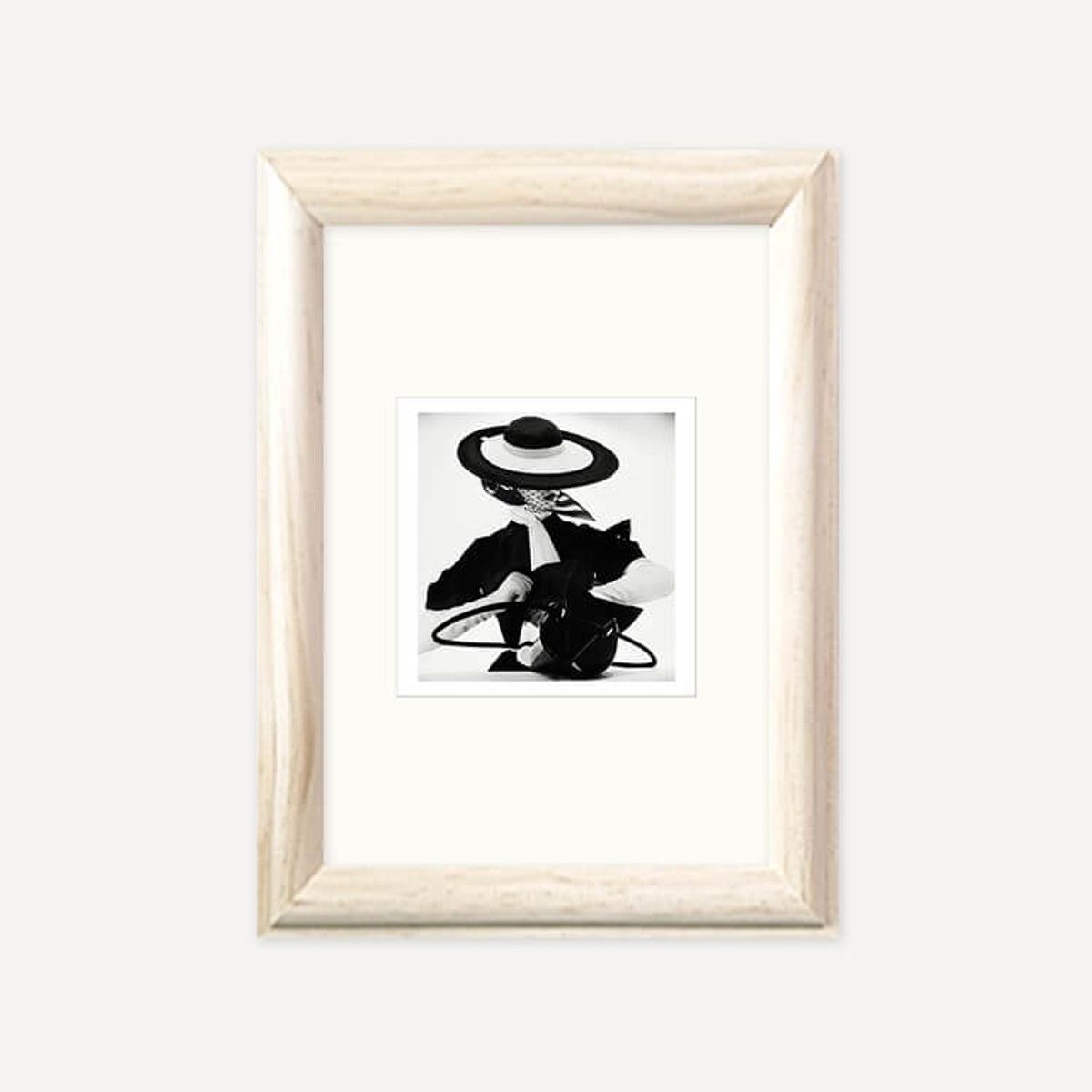그릿시즌(GREET SEASON) 어빙 펜 Black and White Fashion with Handbag, 1950 (액자 포함)
