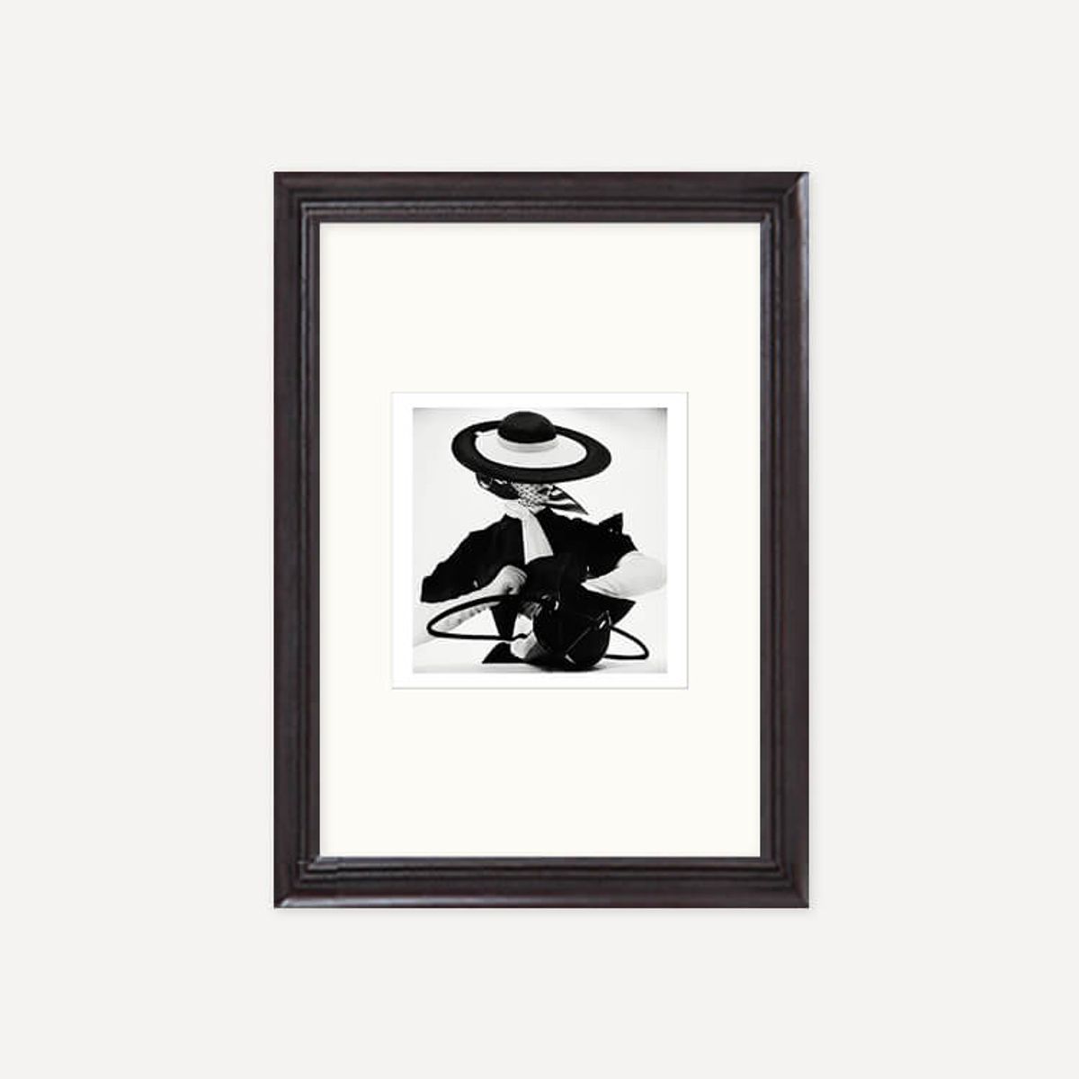그릿시즌(GREET SEASON) 어빙 펜 Black and White Fashion with Handbag, 1950 (액자 포함)