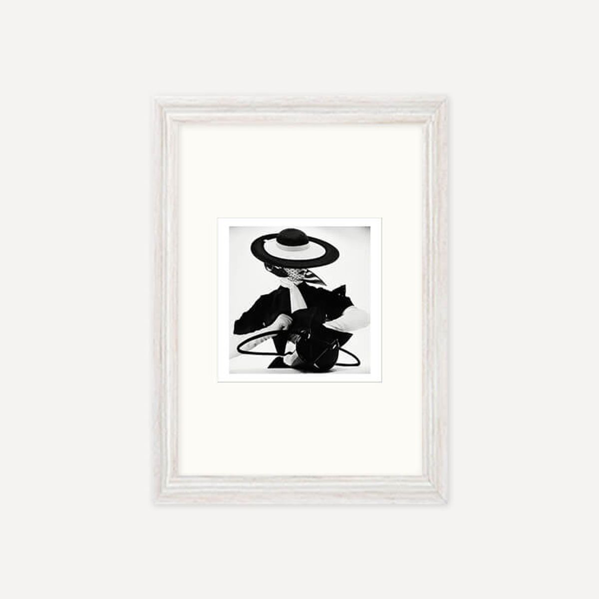 그릿시즌(GREET SEASON) 어빙 펜 Black and White Fashion with Handbag, 1950 (액자 포함)