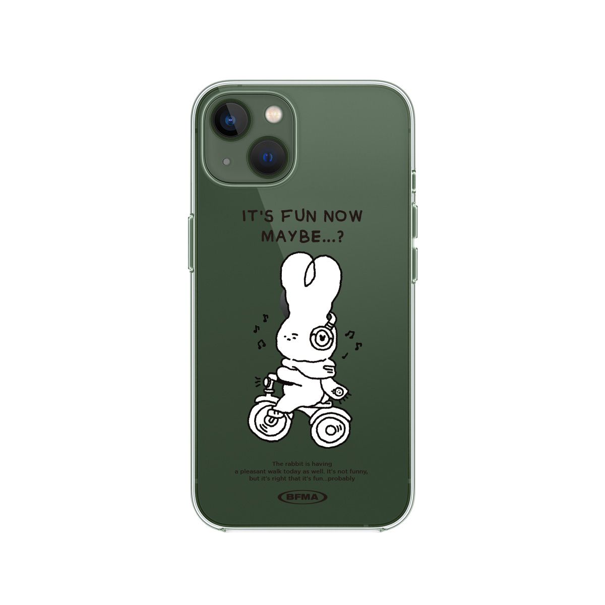 벌룬프렌즈(BALLOON FRIENDS) 젤하드 폰케이스 FUN NOW rabbit doodle