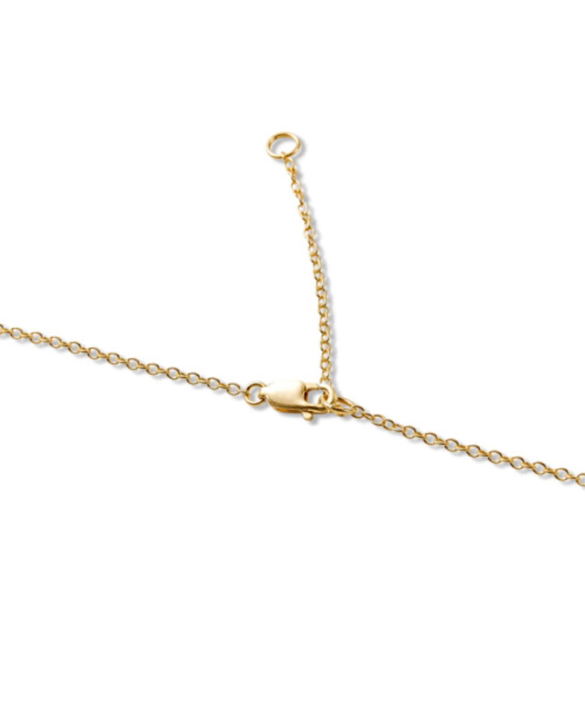 에이지47(AG47) [silver925] stick necklace 01 circle gold