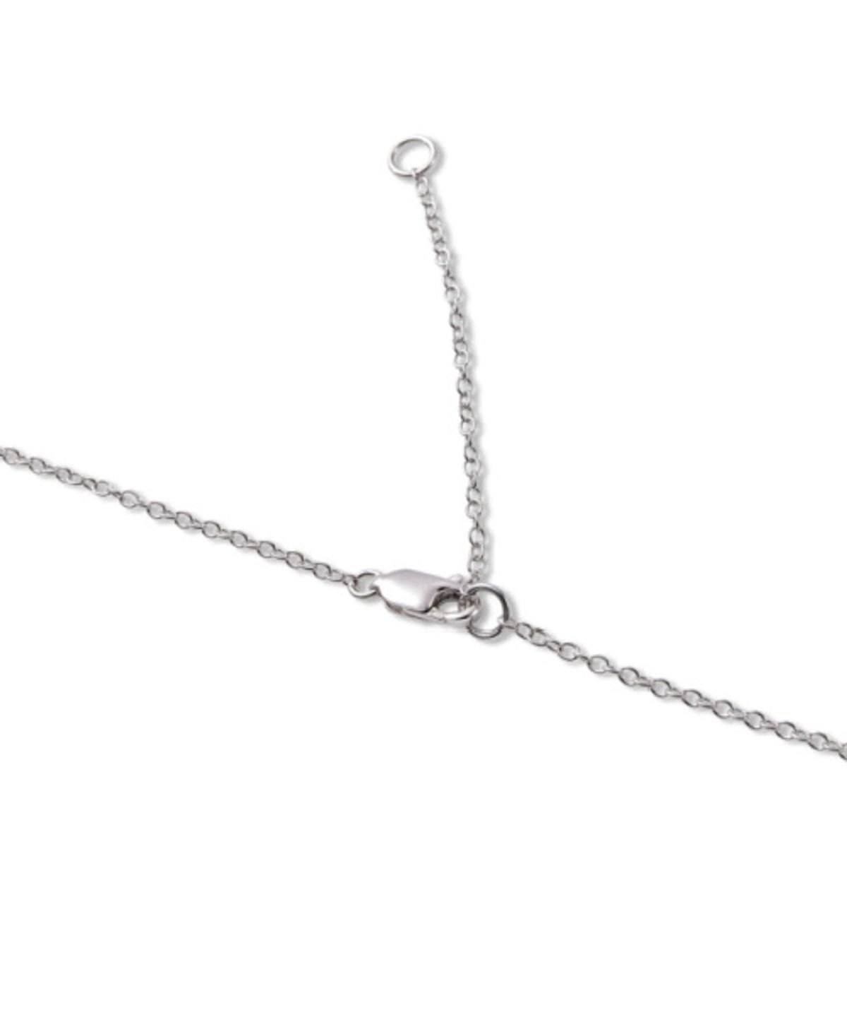 에이지47(AG47) [silver925] stick necklace 01 circle silver
