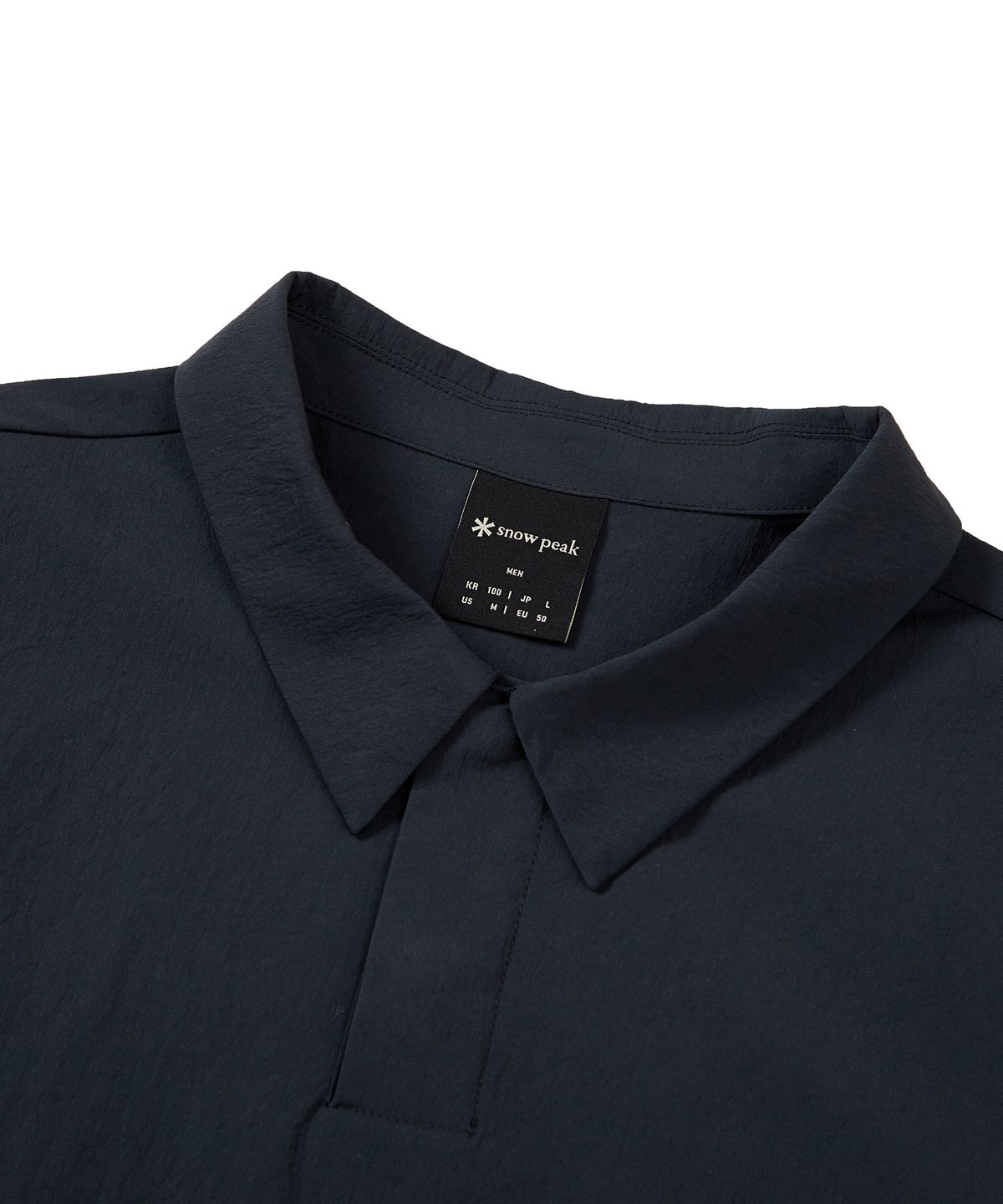 스노우피크 어패럴(SNOWPEAK APPAREL) 루트 반팔 폴로 티셔츠 Navy (S23MMRPS22)