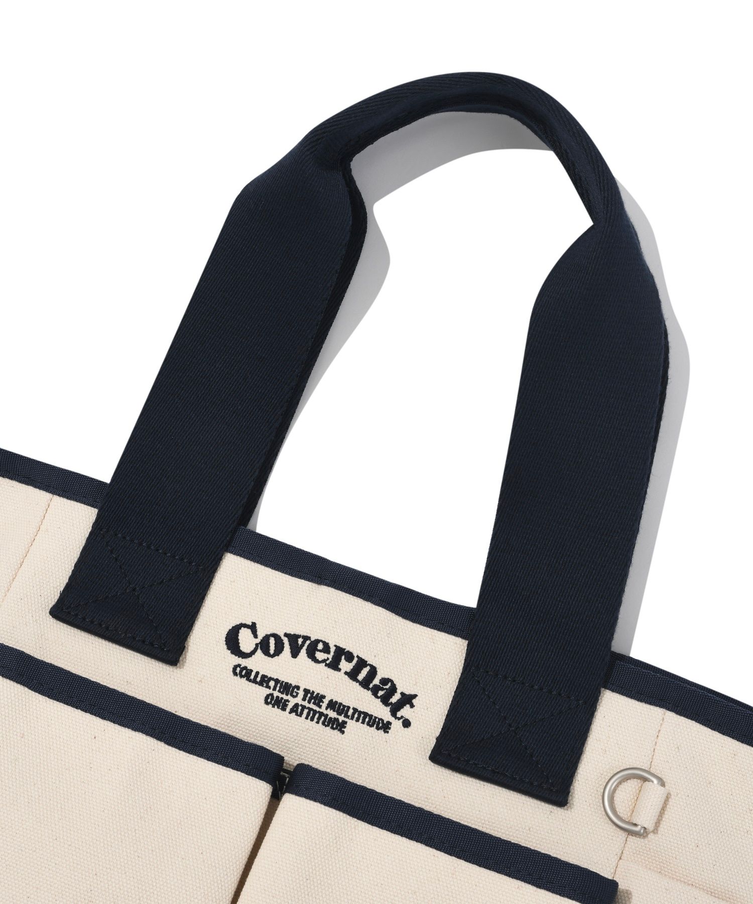★23SS★【COVERNAT】★Arch logo canvas tote ba.g★関税込★ MUSINSA | COVERNAT Arch Logo Canvas Tote Bag Navy