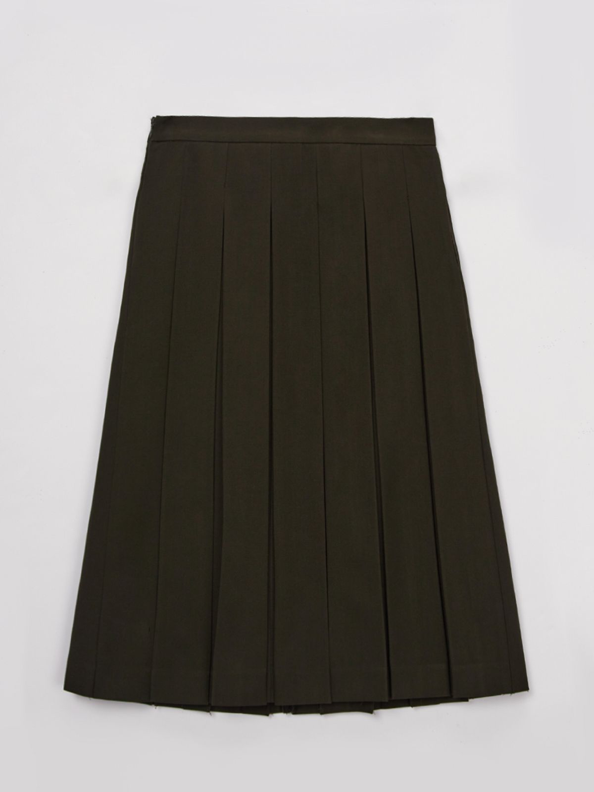 셀리테일즈(CELITAILS) PLEATS MIDI SKIRT_KHAKI