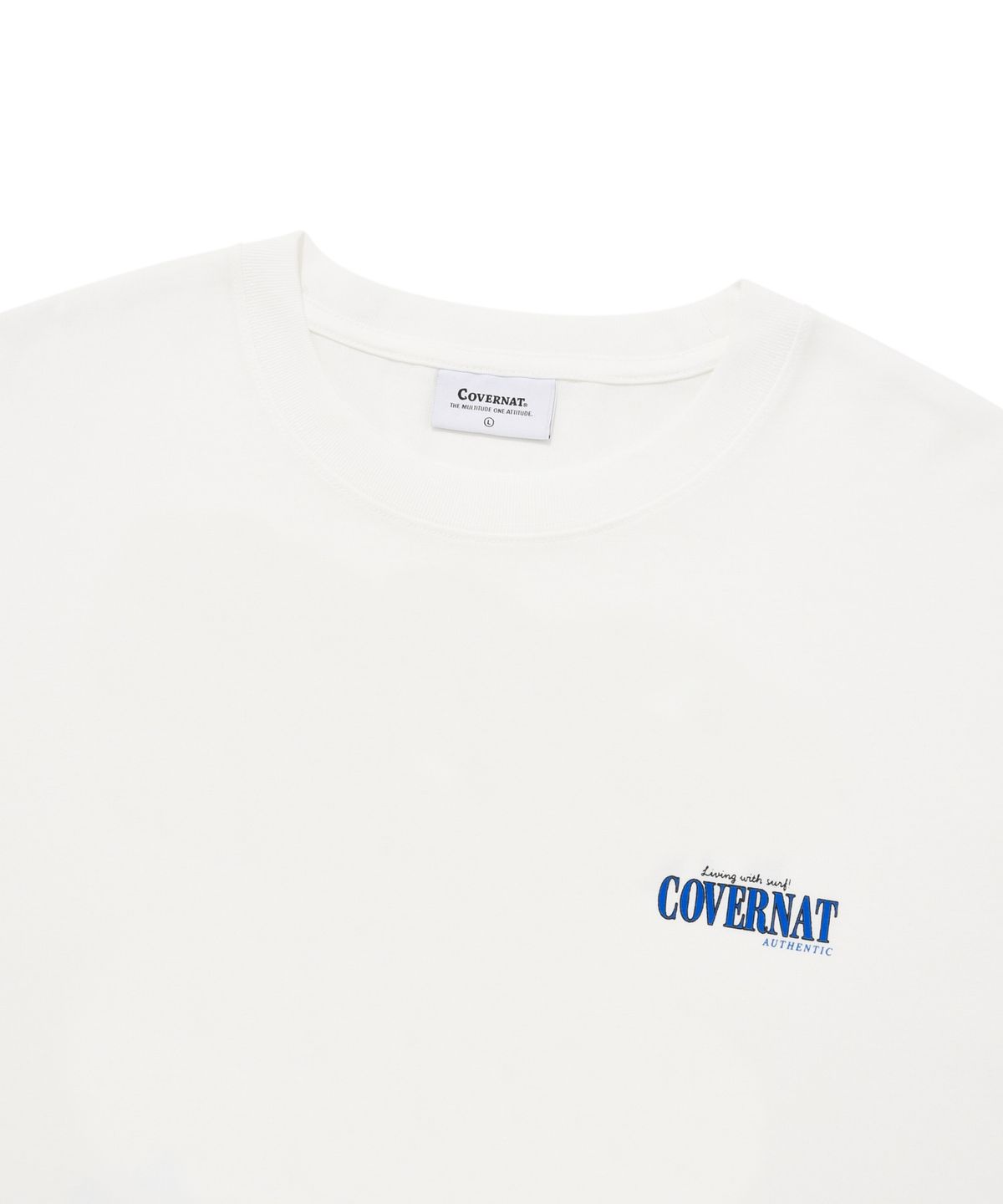 커버낫(COVERNAT) 비치 하와이안 티셔츠 화이트