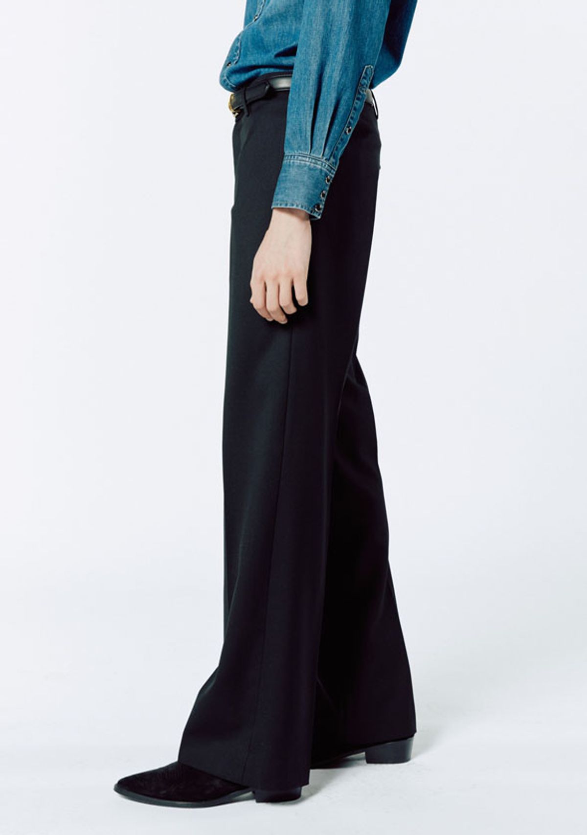 세비지(SAVAGE) Bootcut Trousers - Black