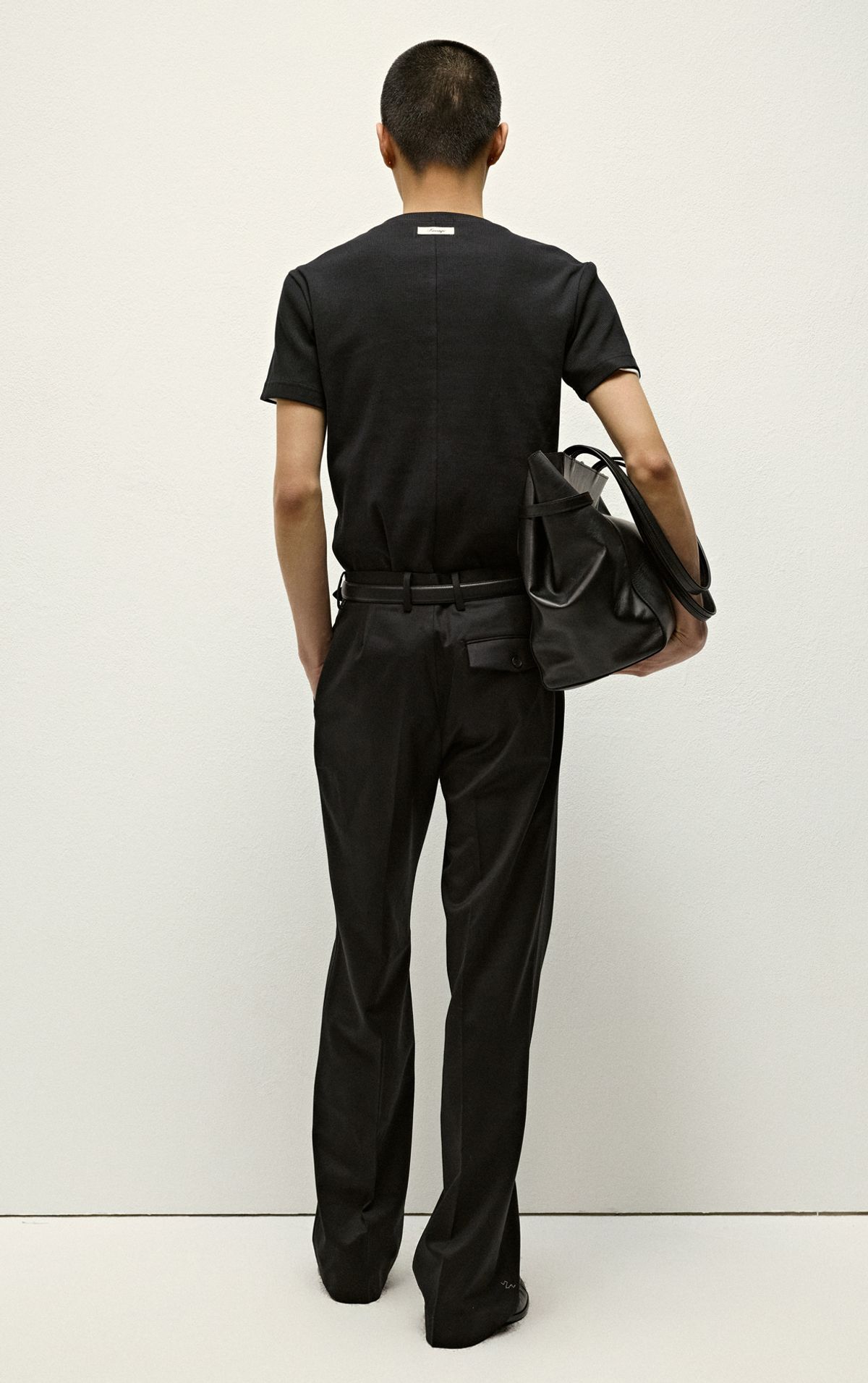 세비지(SAVAGE) Bootcut Trousers - Black