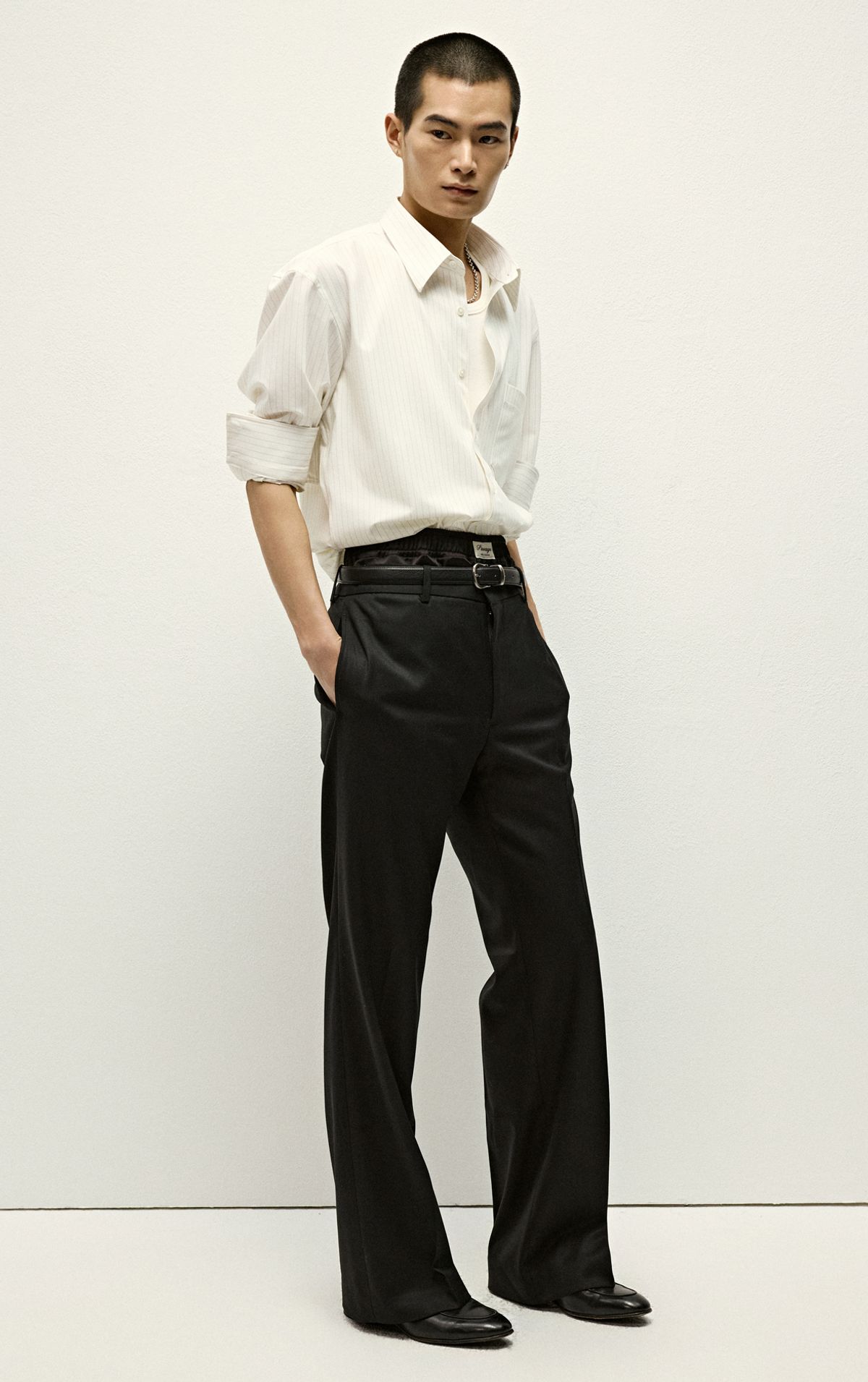 세비지(SAVAGE) Bootcut Trousers - Black