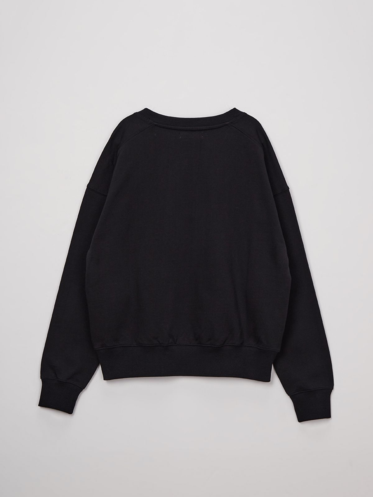 셀리테일즈(CELITAILS) MINI LOGO V-NECK SWEATSHIRT_STRONG BLACK